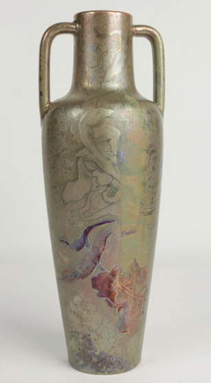 Vase de Clément Massier 32cm Art Nouveau