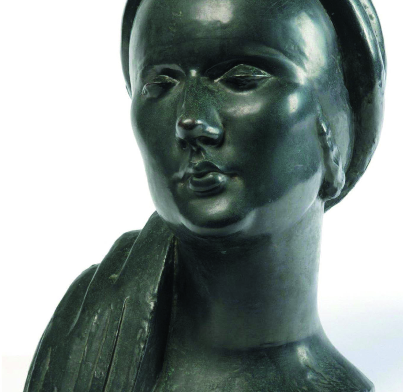 Madame X – Femme au turban 1925 Épreuve en bronze, 31x21x14cm (détail) Coll. Musée d’Israël, Jérusalem