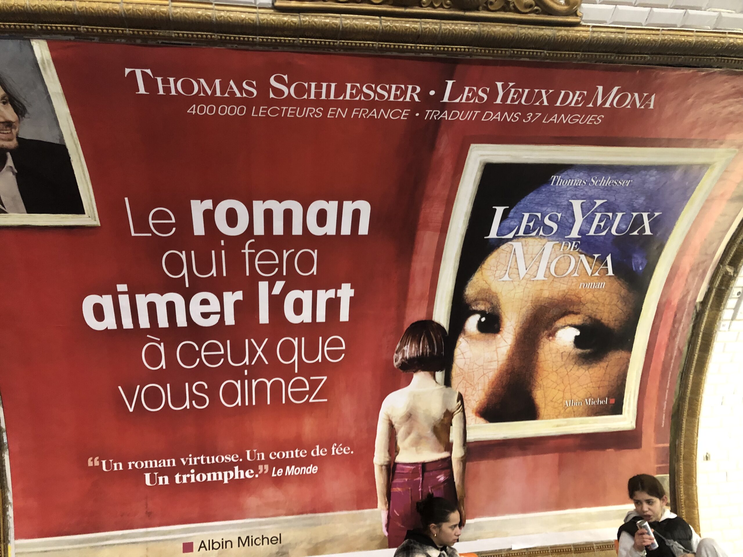 NOS EXPERTS PUBLIENT / THOMAS SCHLESSER  : “LES YEUX DE MONA” CHEZ ALBIN MICHEL