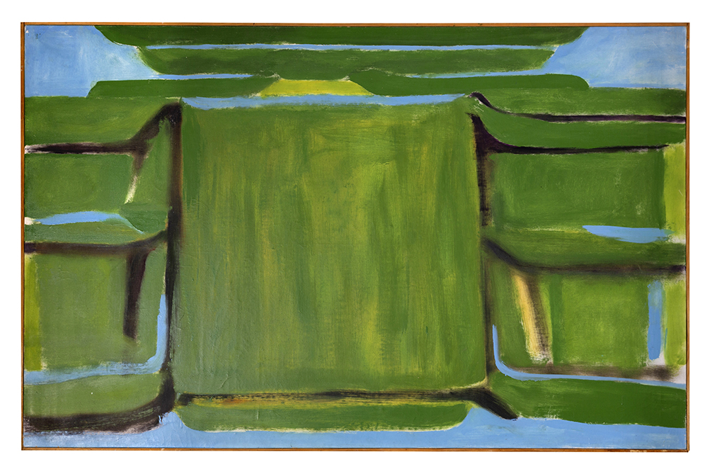 Herbes Naissantes, Avril 1955 Huile sur toile 107,5 x 165 cm Collection particulière ©Studio François Vézien