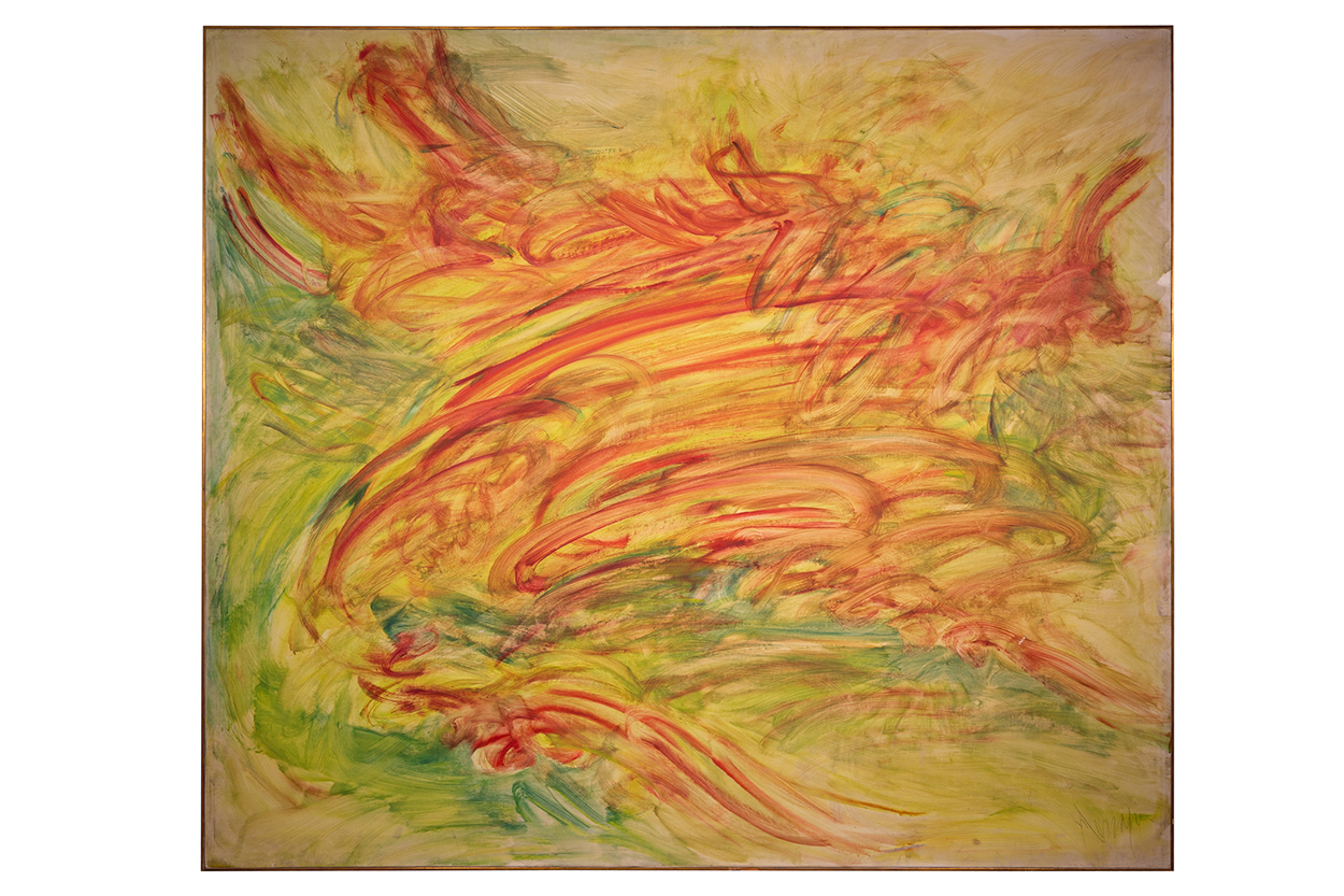Pour reparcourir un été, Août 1960 Huile sur toile 191 x 221 cm Collection particulière ©Studio François Vézien