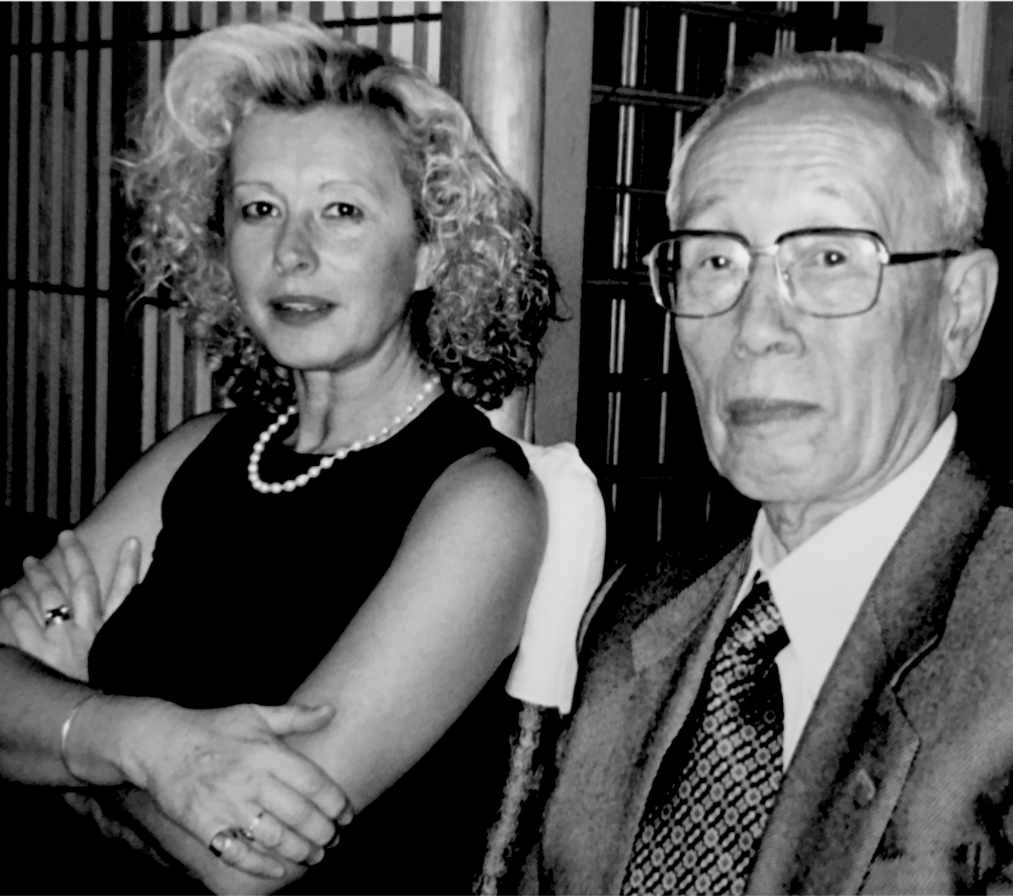 1997, Tokyo diner avec Hirano, directeur du Musée Hirano à Akita (Japon)