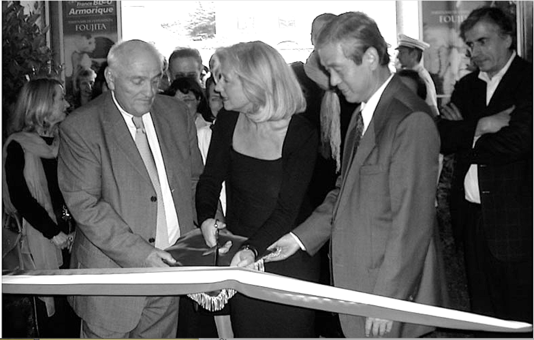 2004, inauguration Foujita au Palais des Arts de Dinard.