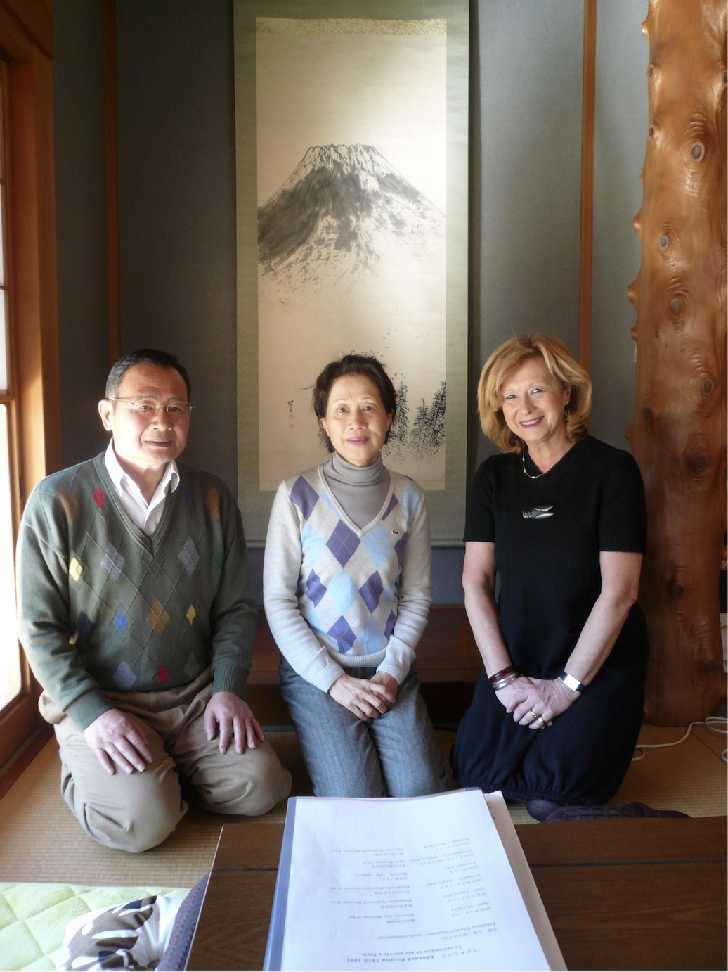 2011 - Chez les Tokita, petits-neveux de Tomi Tokita, fiancée de Foujita entre 1913 et 1916 presqu'ile de Chiba - photo Brain-Trust, Japon