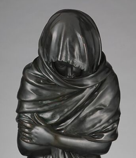 Jean-Antoine Houdon, La Frileuse, bronze Sculpture, détail. Œuvre : domaine public. Source photographique : domaine public