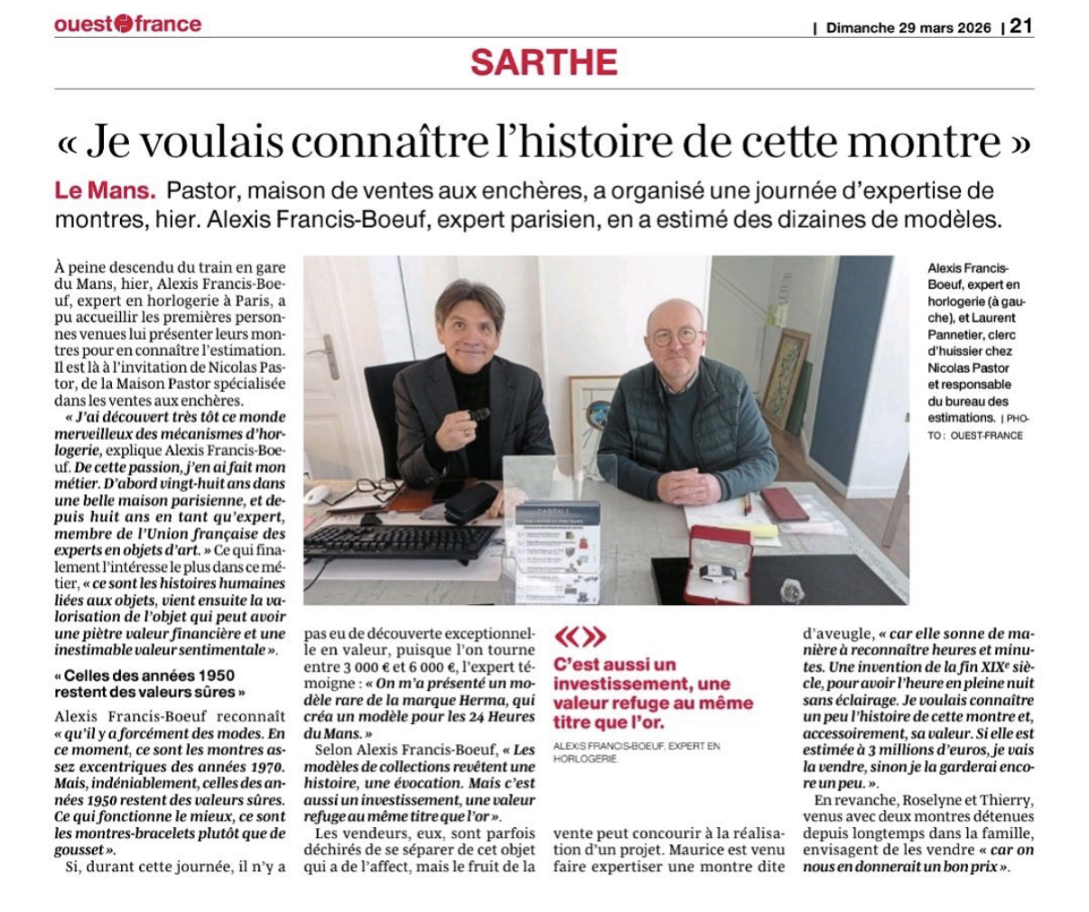 L&rsquo;UFE ET SON PÔLE LUXE / NOS EXPERTS EN EXPERTISE EXTÉRIEURE