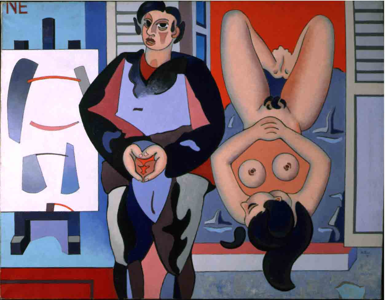 1947 A rebours Huile sur toile, 113,5x146 cm MNAM, Paris