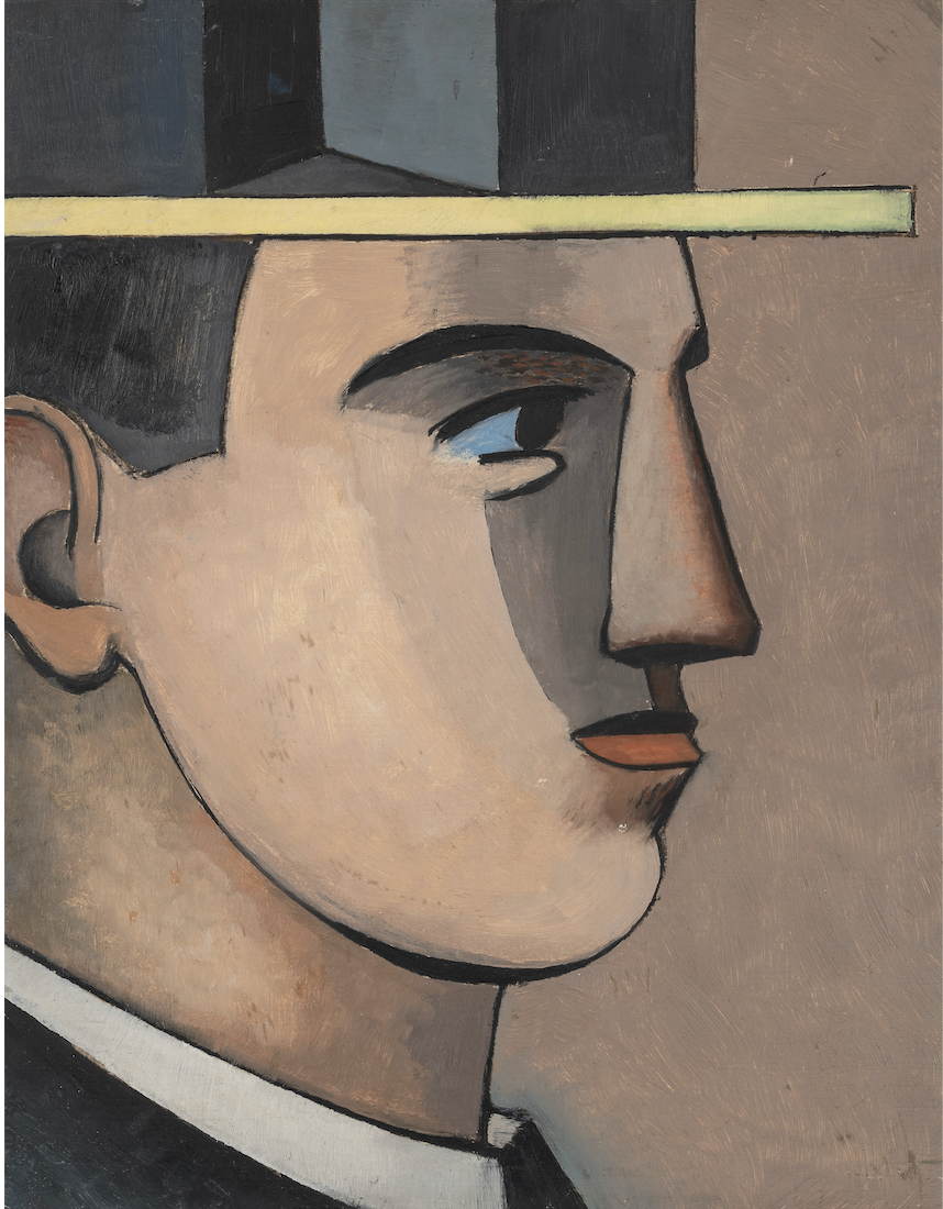 Edouard 1939 huile sur panneau 33 x 26 cm