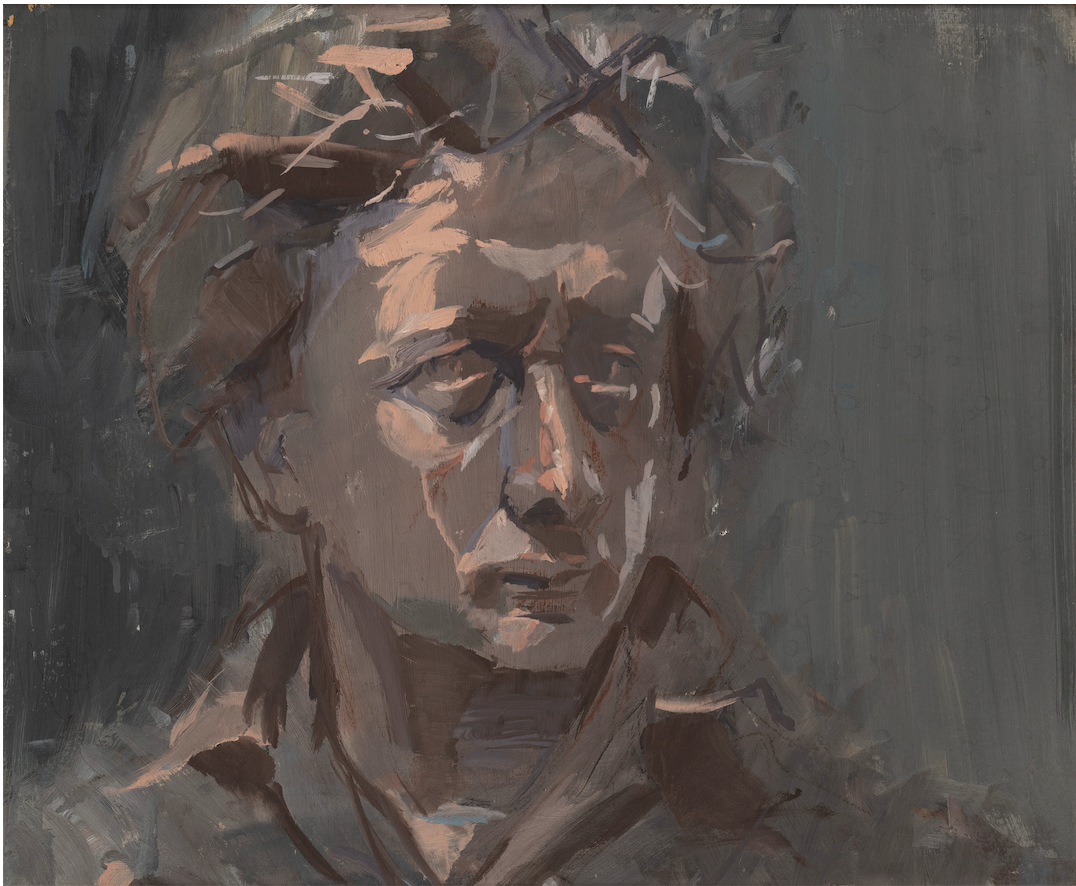 Self ou Dans un miroir (autoportrait) 1958 Huile sur toile 38 x 46 cm