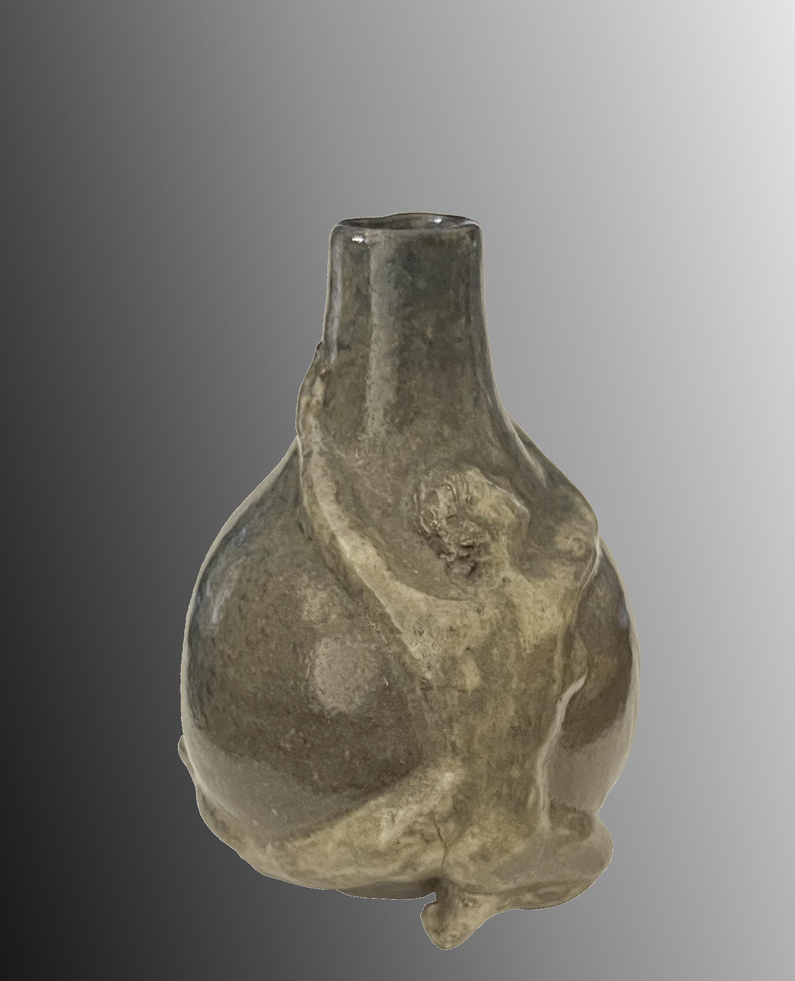 Charles Vital-Cornu (Paris, 1851–1927). Bouteille en grès (collection privée).