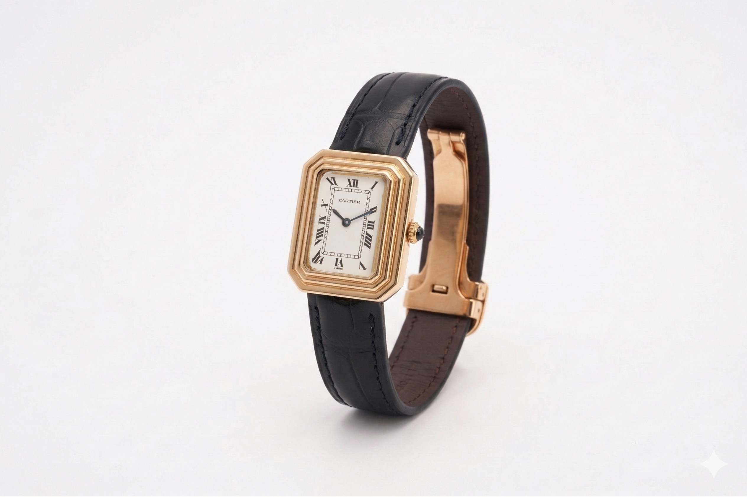 Cartier Cristallor, vers 1970. Montre-bracelet en or jaune 18k. Vendu avec Millon Marseille Provece © Timothé Leszczynski