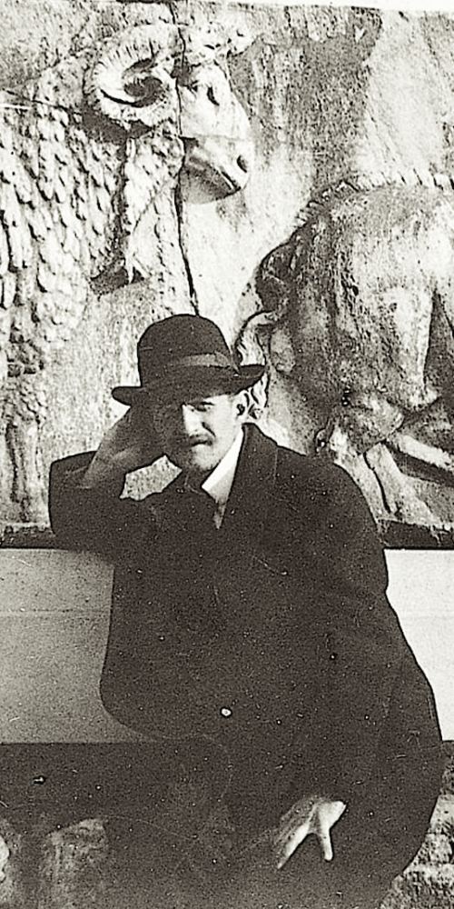 Michel Puy (à gauche) et son frère, le peintre Jean Puy, Italie, 1908. © Les Amis de Jean Puy
